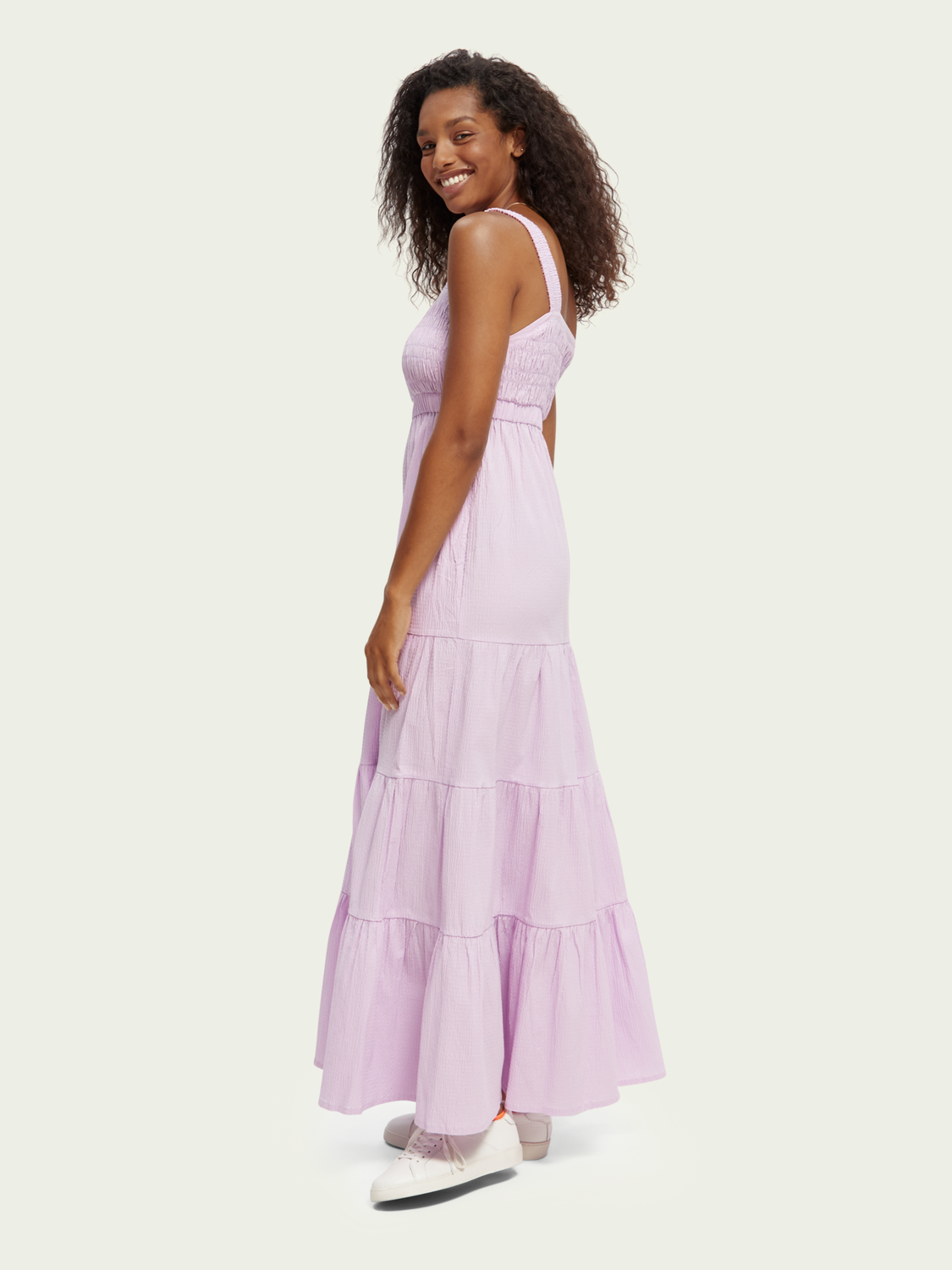 Seersuckers Maxi Dress | scotch & soda outlet