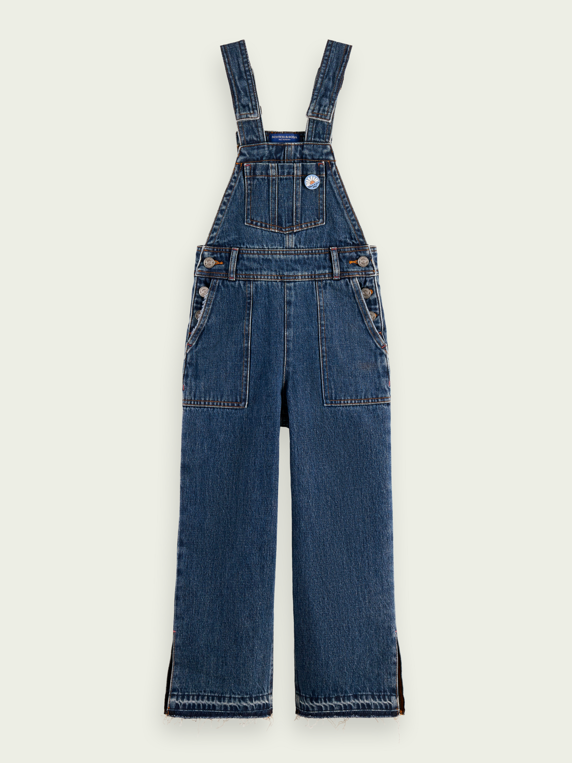 Scotch Soda Outlet | Washed Denim Dungaree