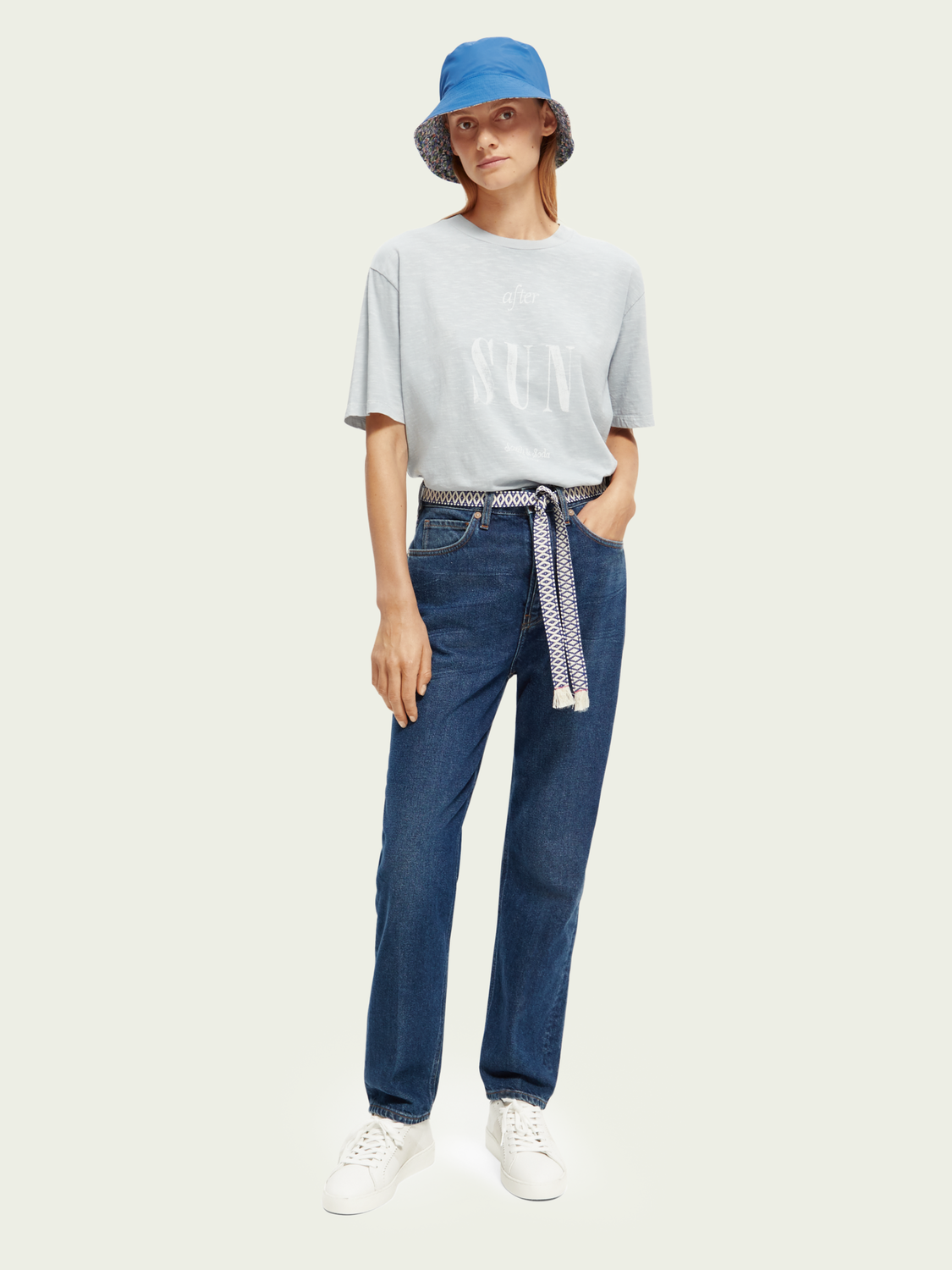 Loose Fit Organic Cotton T-Shirt | scotch & soda outlet
