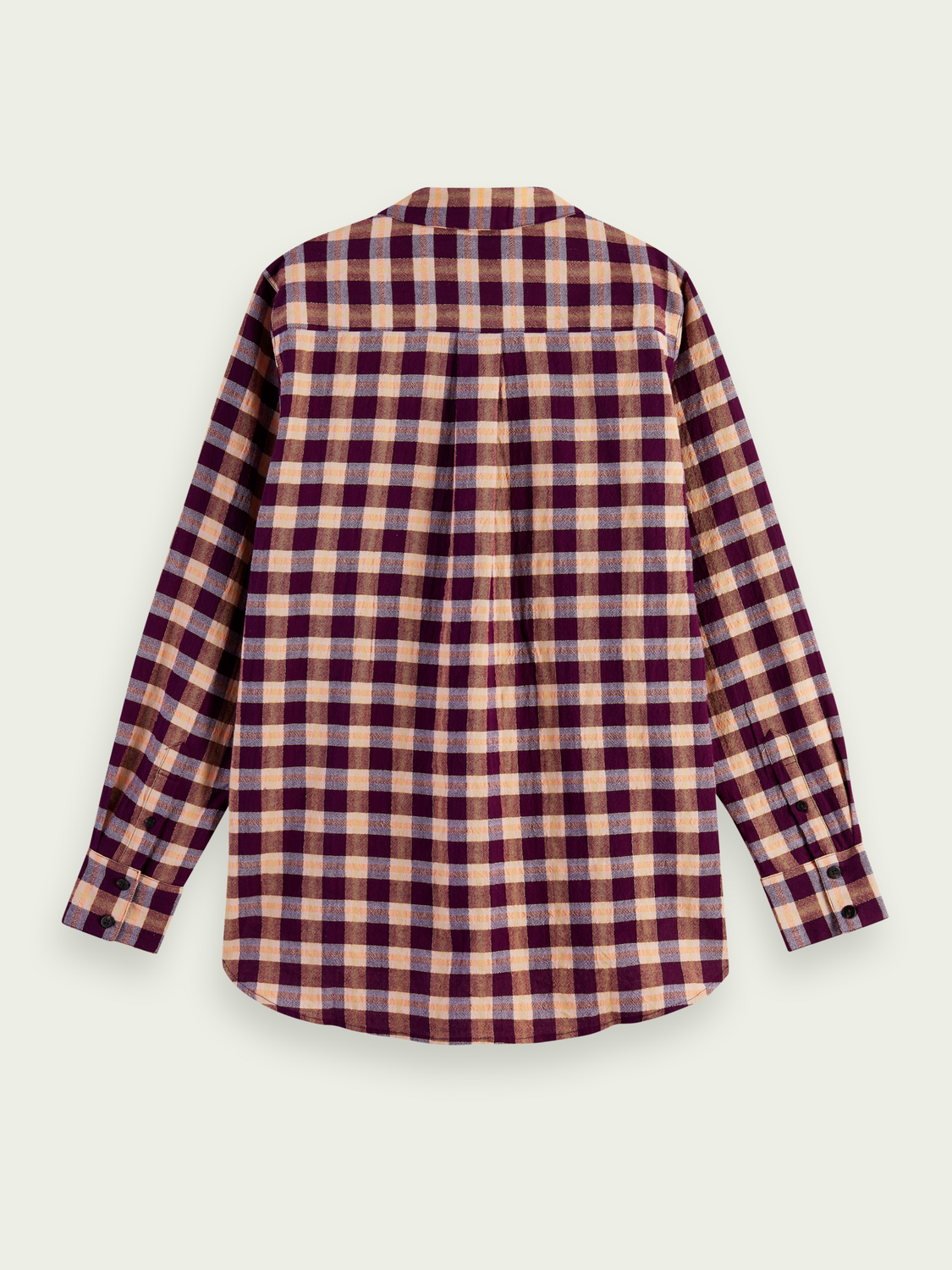 Organic Checked Oversized Shirt | scotch & soda outlet