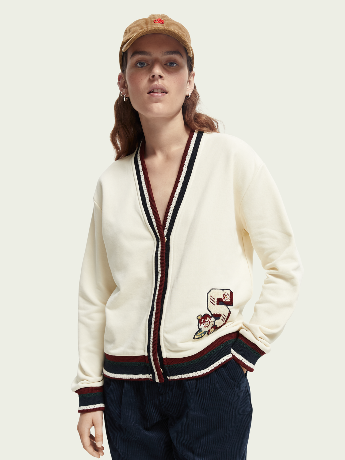Knitted V-Neck Cardigan | scotch & soda outlet