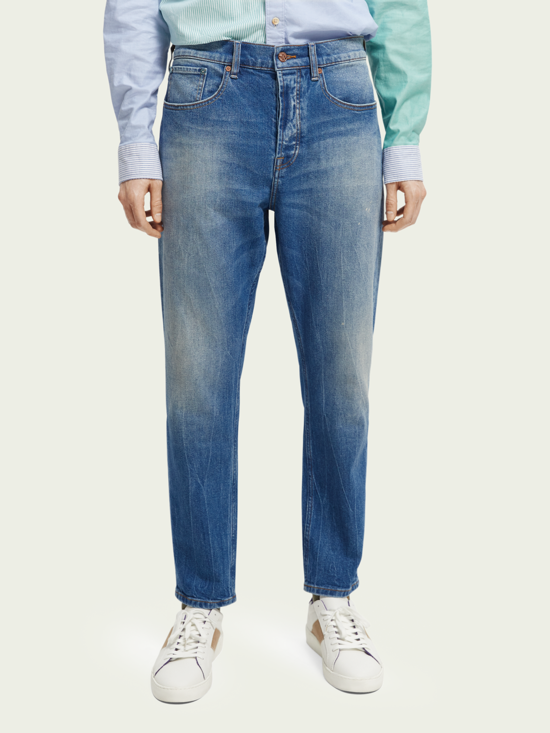 The Dean Loose Tapered-Fit Jeans - Galaxy Blue | Scotch And Soda Outlet