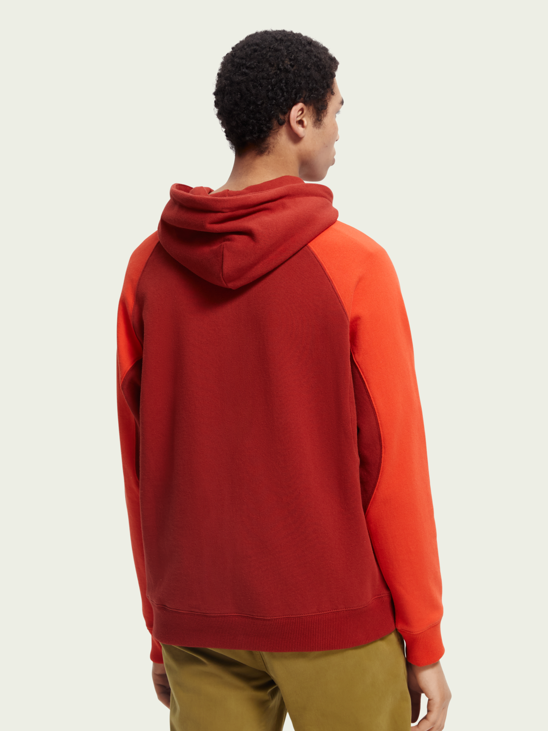 Graphic Raglan Sleeve Felpa Hoodie | Scotch And Soda Outlet