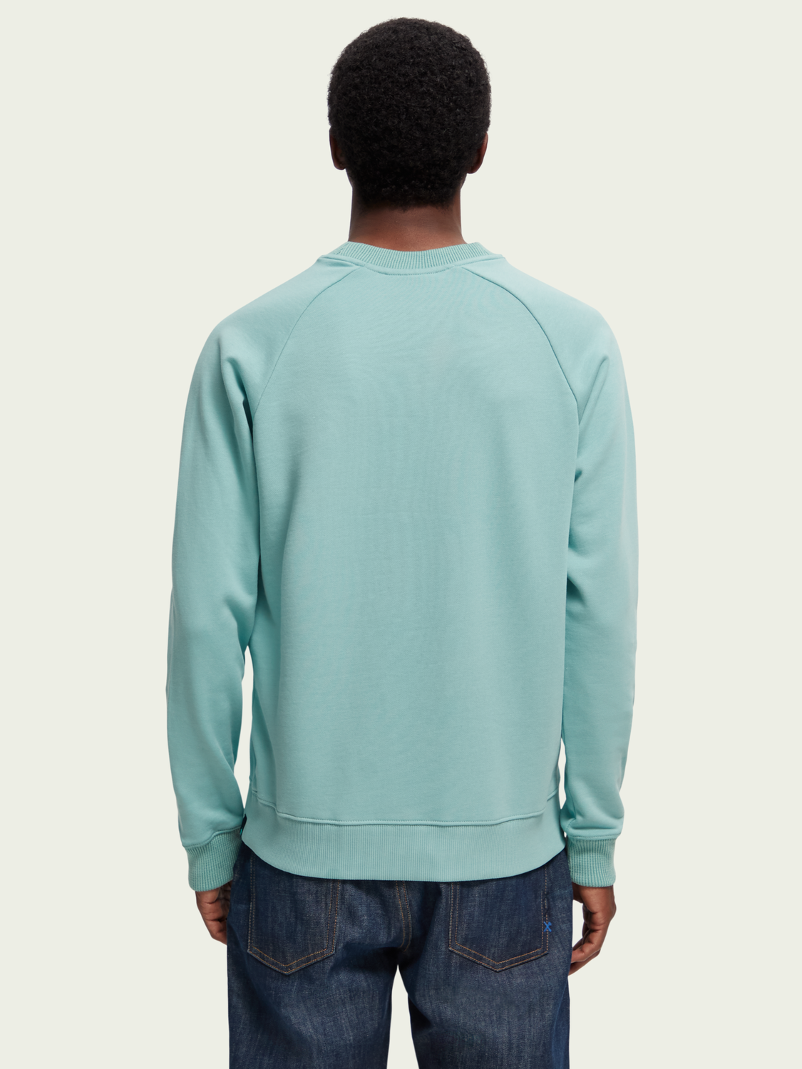 Unisex Organic Cotton Crewneck Sweatshirt | scotch & soda outlet