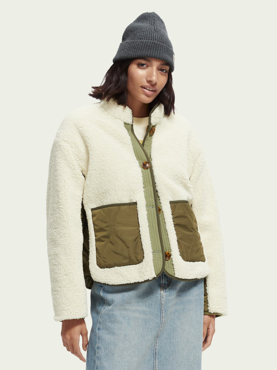 Reversible Teddy Jacket | scotch & soda outlet