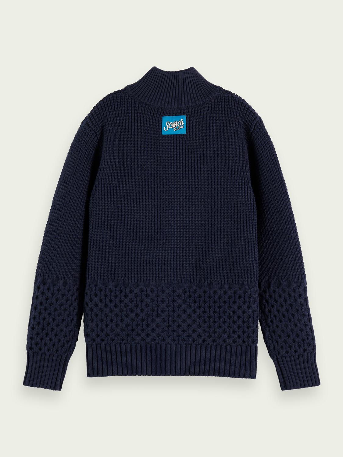 Knitted Zip-Through Sweater