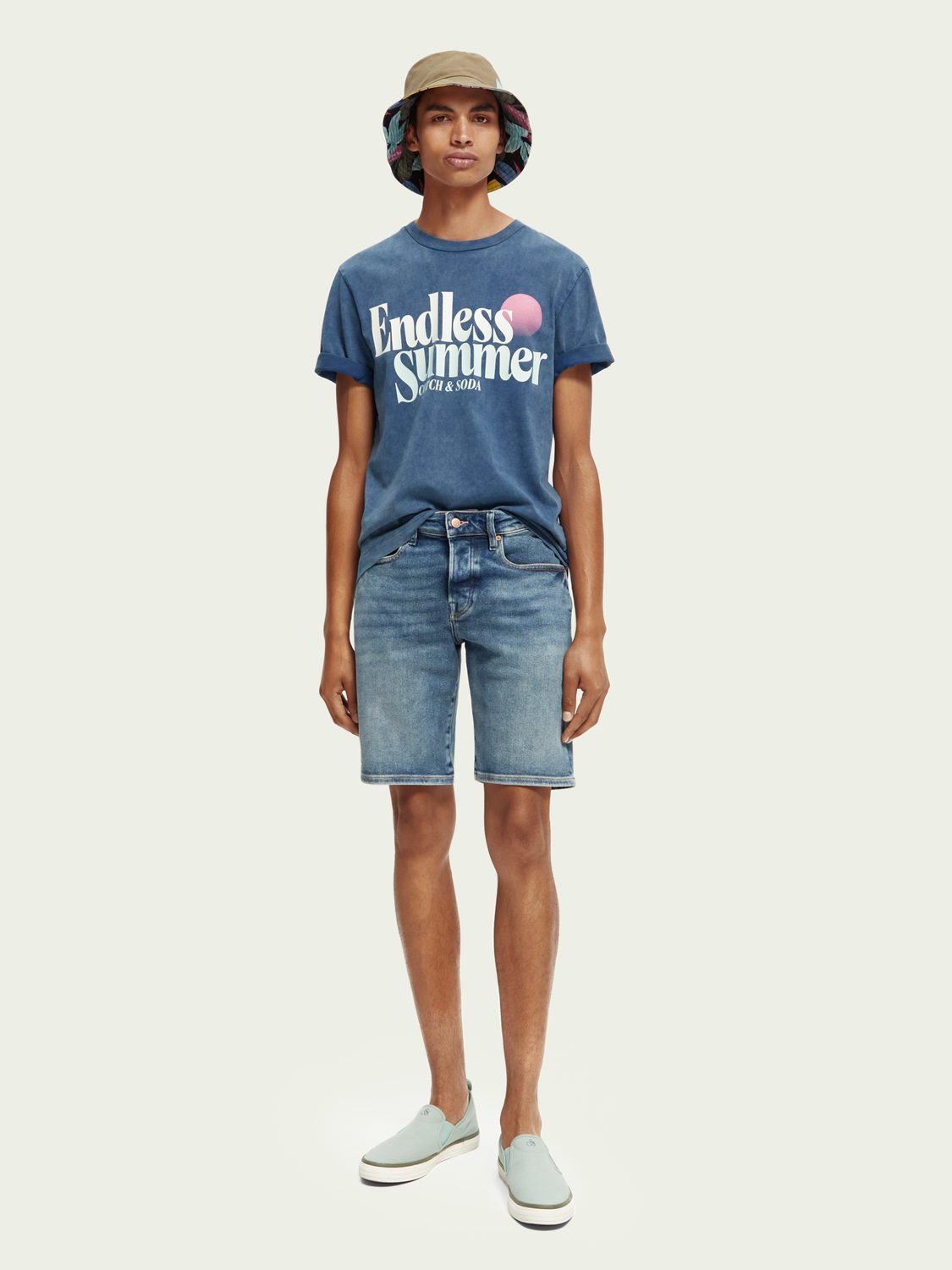 Printed Reversible Bucket Hat | Scotch And Soda Outlet