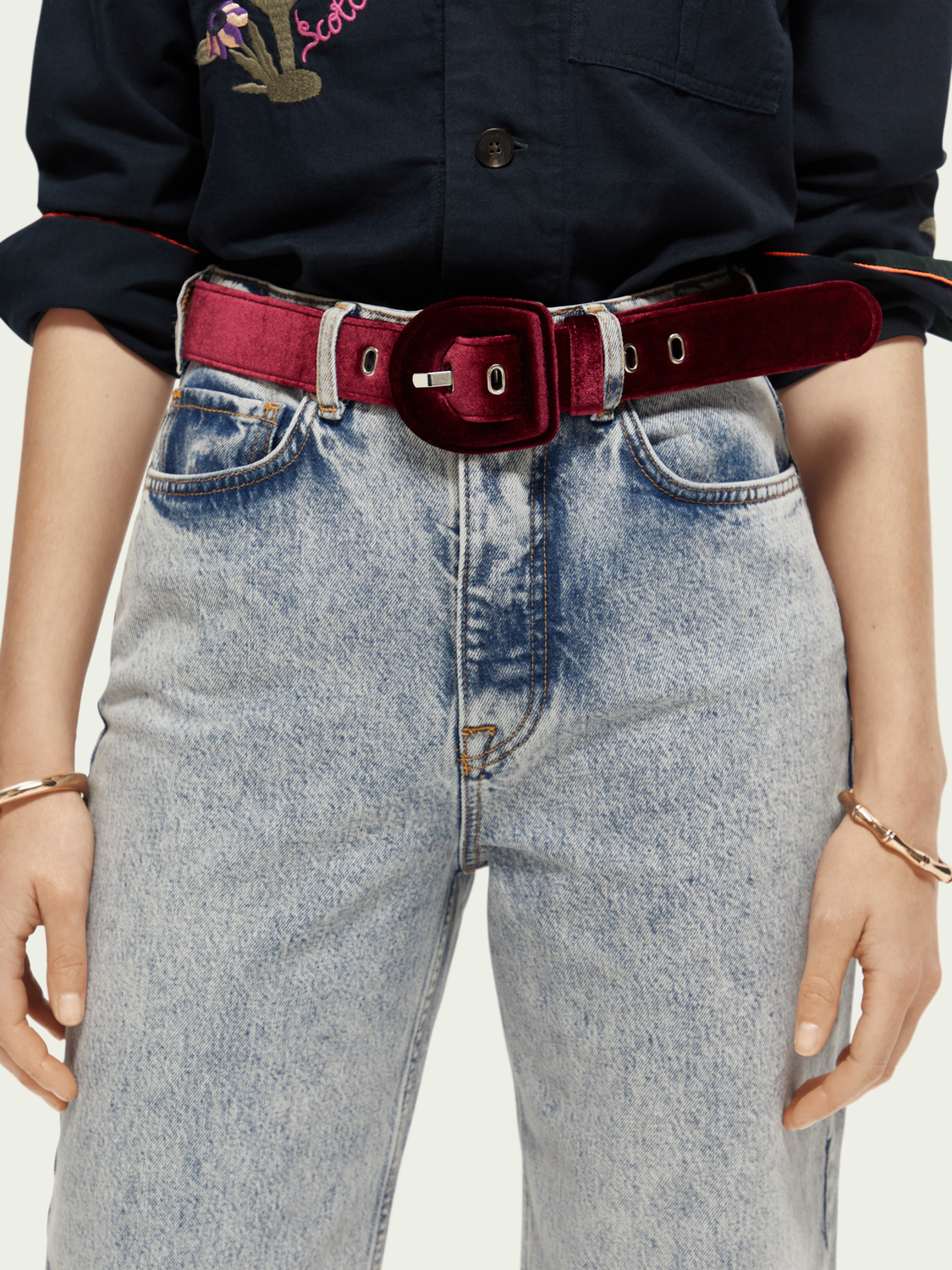 The Ripple High-Rise Jeans Organic Cotton | scotch & soda outlet