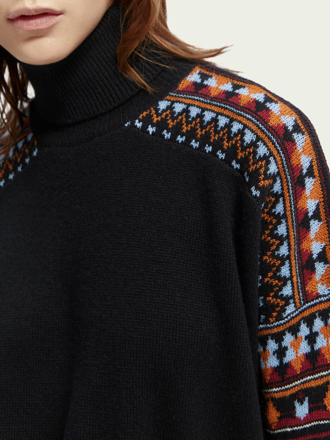 Fair Isle Turtleneck Sweater | scotch & soda outlet