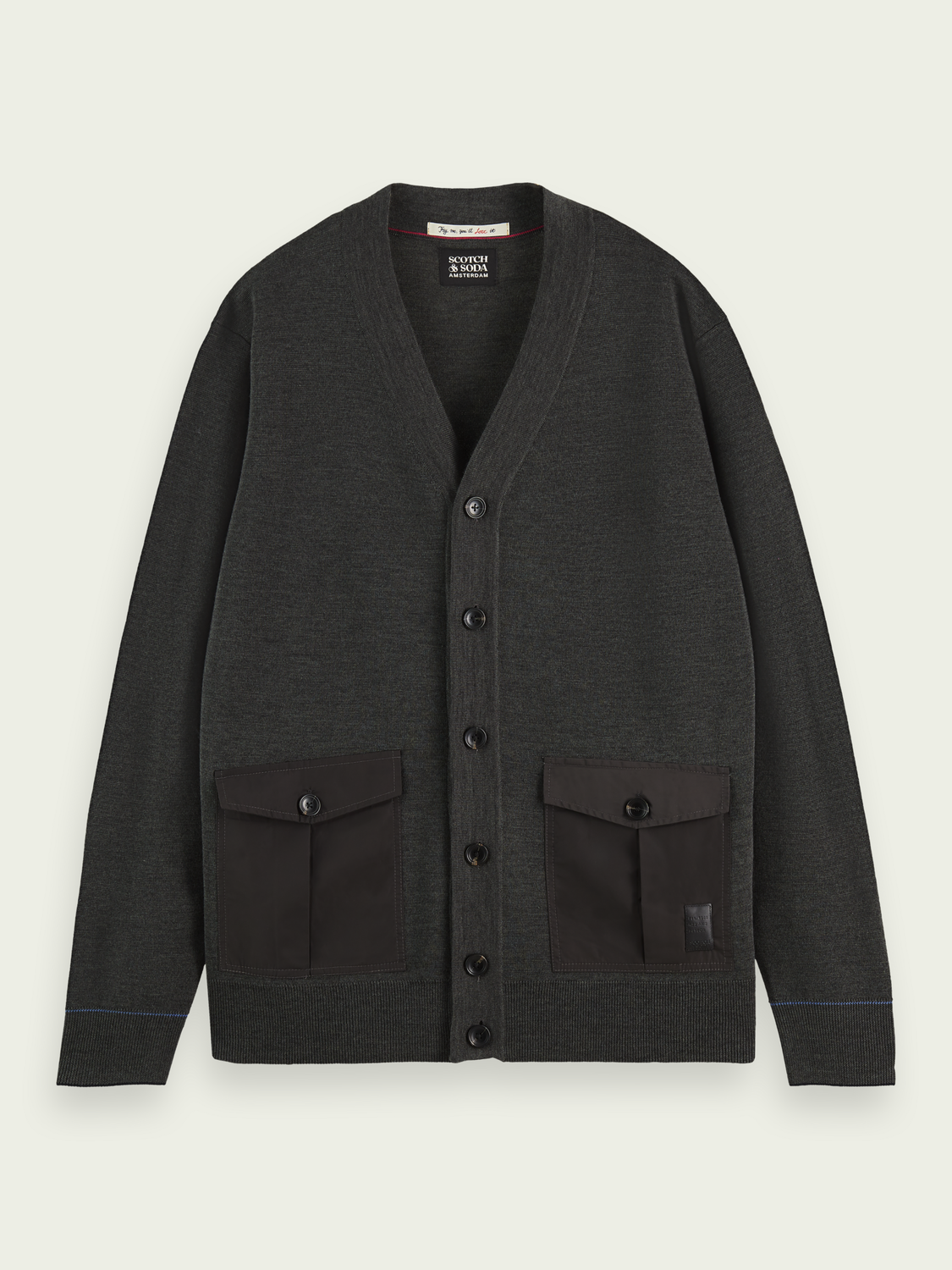 Merino Wool-Blended Cardigan | Scotch And Soda Outlet