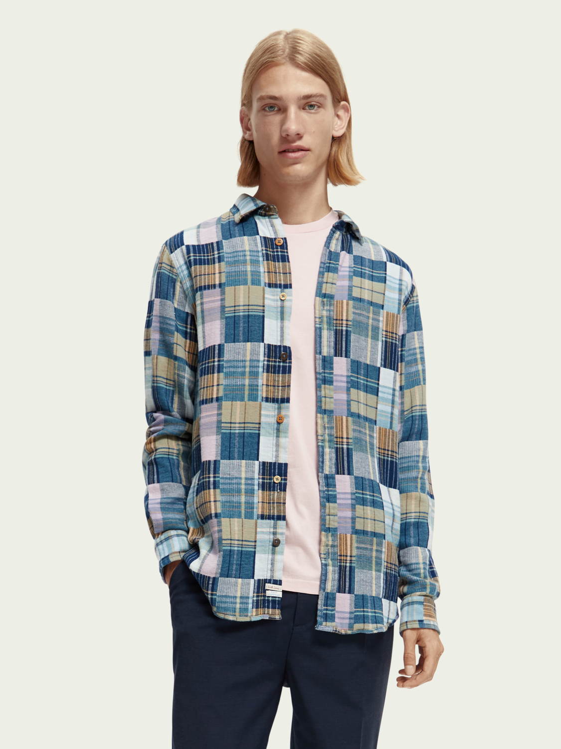 Regular Fit Checked Flannel Shirt | Scotch And Soda Outlet
