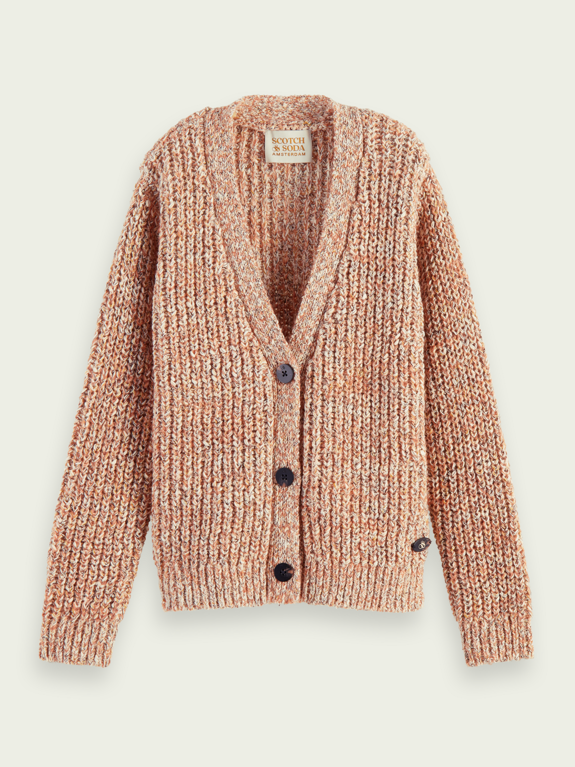 Fuzzy Knitted Cardigan