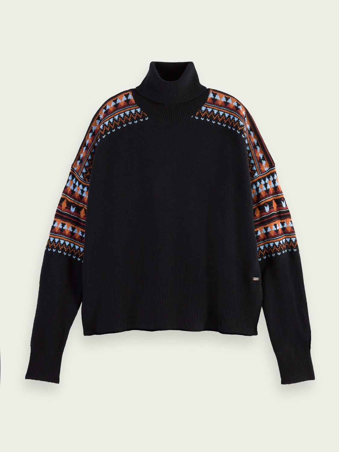 Fair Isle Turtleneck Sweater | scotch & soda outlet