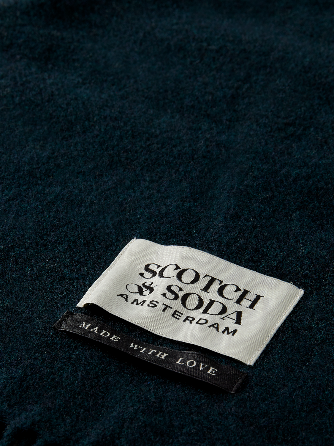 Unisex Fringed Wool Scarf | scotch & soda outlet