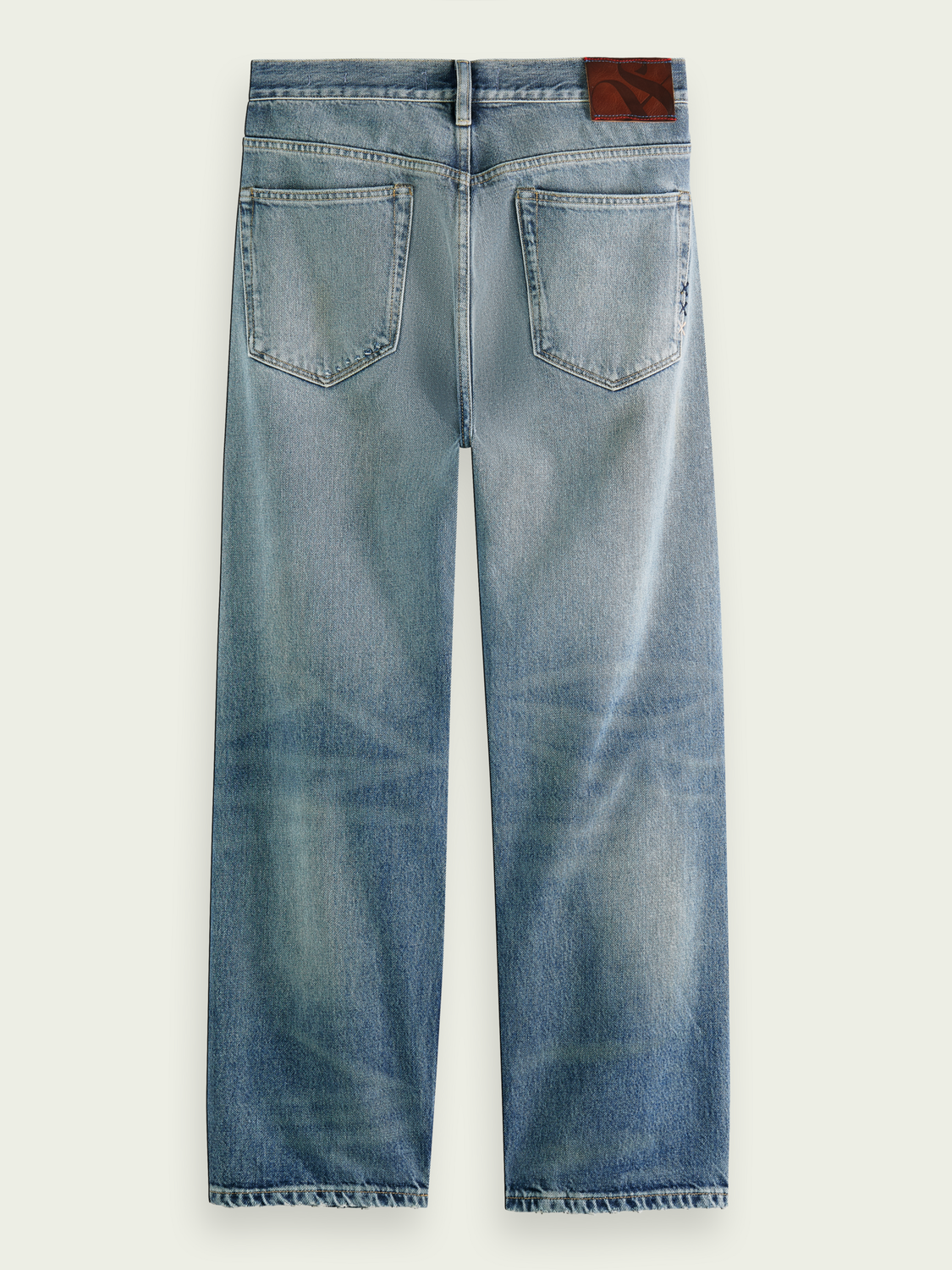 The Vert Straight Leg Distressed Jeans | Scotch And Soda Outlet