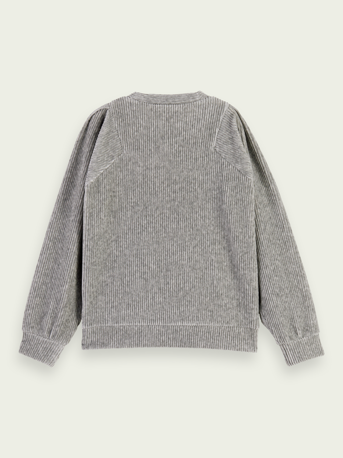 Scotch Soda Outlet | Relaxed Fit Corduroy Balloon Sleeve Sweatshirt