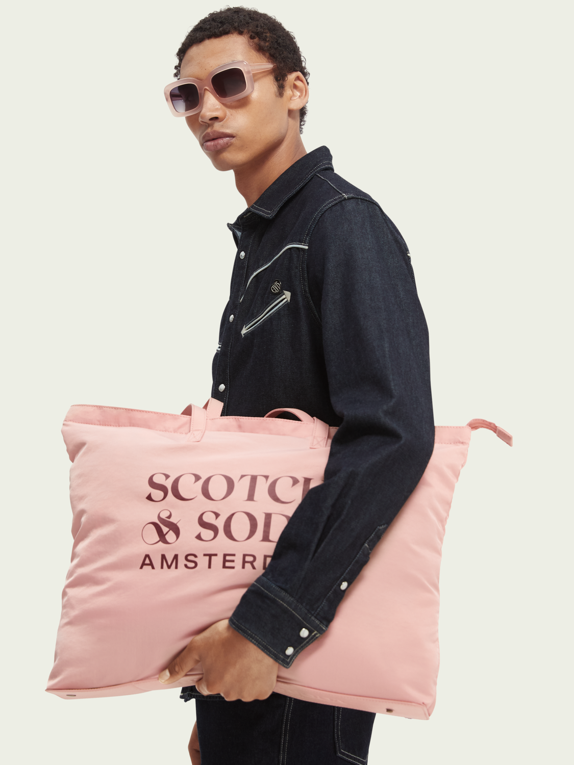 The Centraal Unisex Foldaway Tote Bag | scotch & soda outlet
