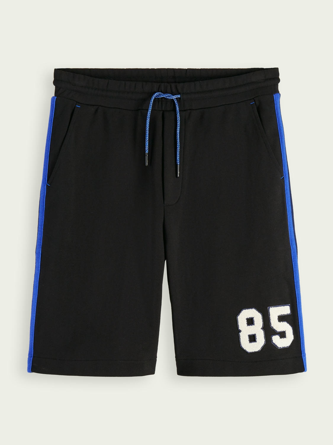 Organic Cotton Sweat Shorts With Side-Stripe | Scotch And Soda Outlet