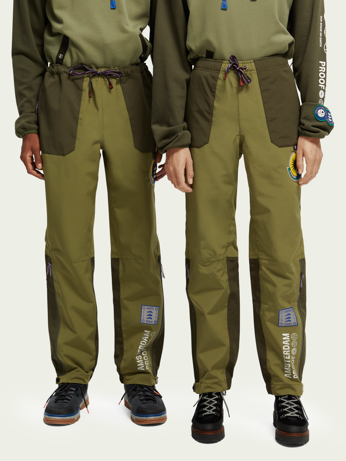 Unisex Amsterdam Proof Waterproof Rain Trousers | scotch & soda outlet