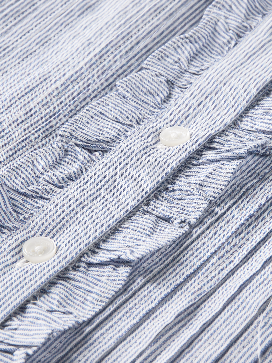 Lightweight Organic Cotton Ruffled Shirt | scotch & soda outlet