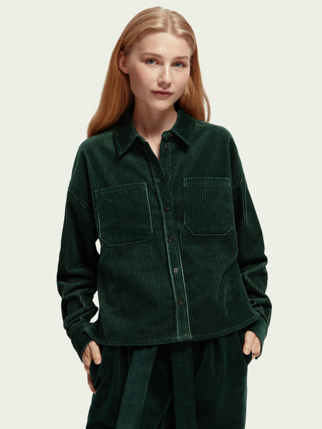 Boxy Corduroy Shirt | scotch & soda outlet