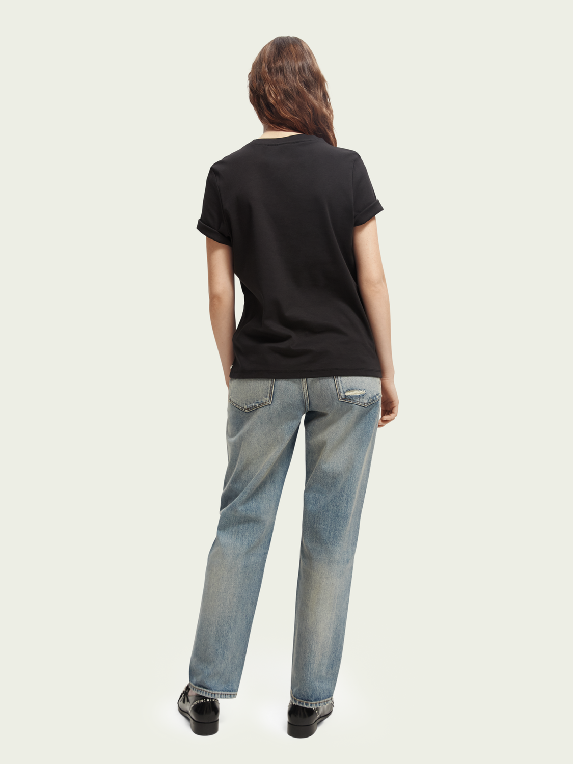 Regular Fit Organic Cotton Artwork T-Shirt | scotch & soda outlet