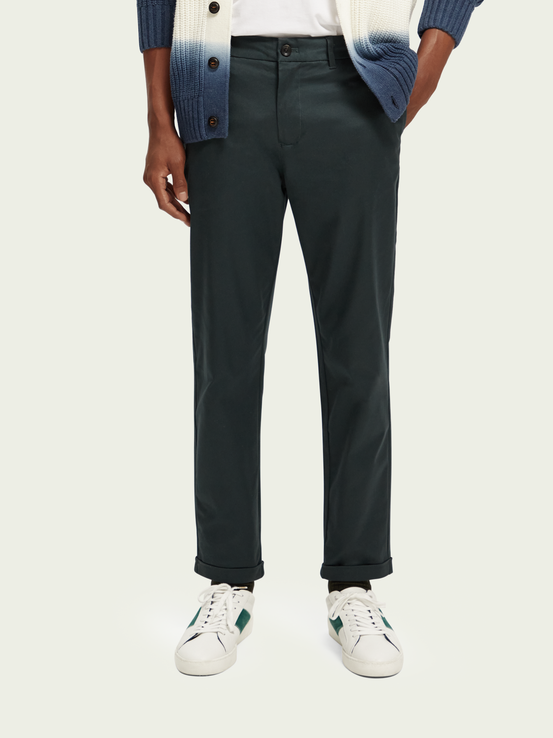 The Drift Regular Tapered Cotton-Blend Twill Chino | Scotch And Soda Outlet