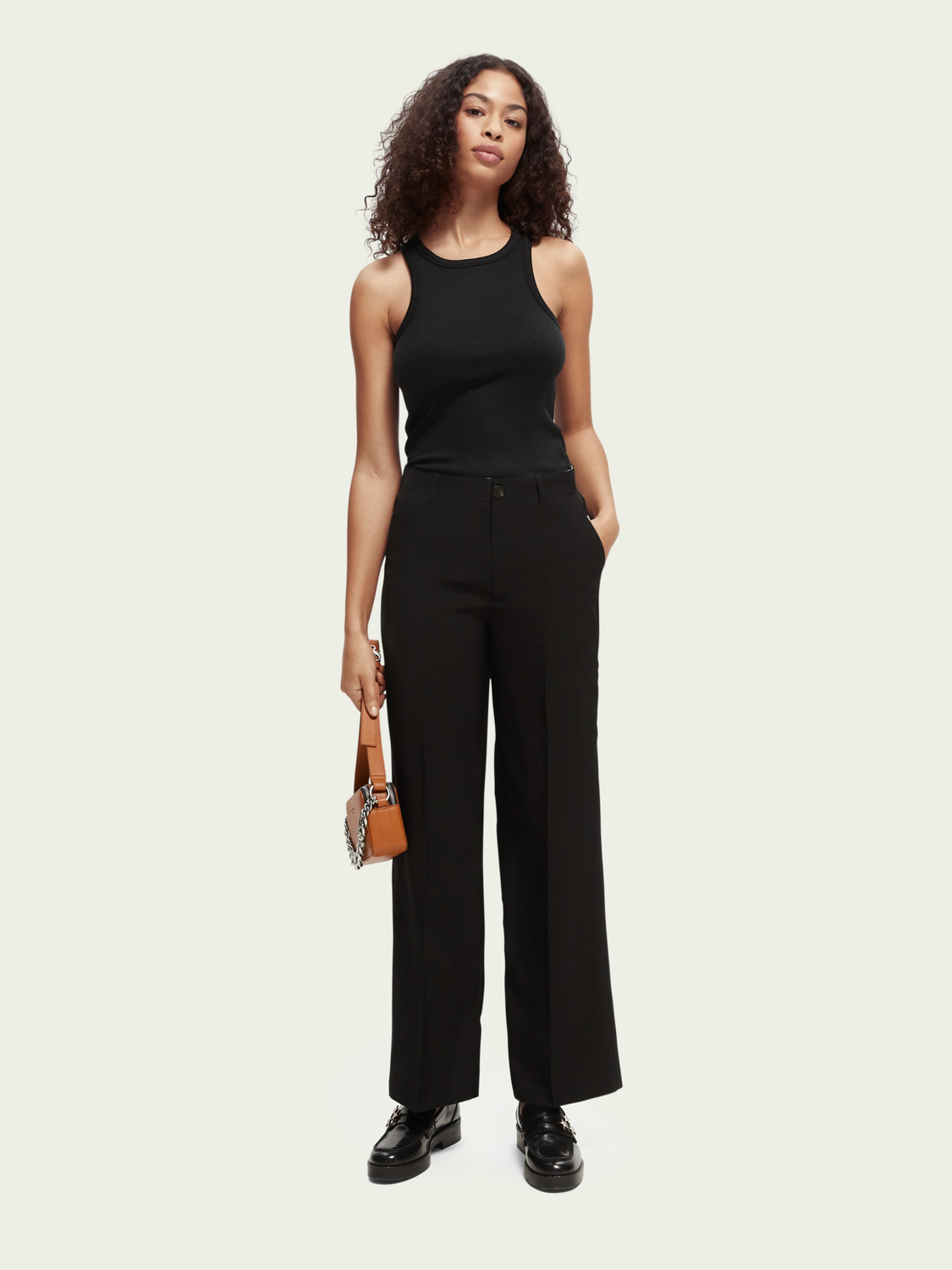 Edie High-Rise Wide Leg Trousers | scotch & soda outlet