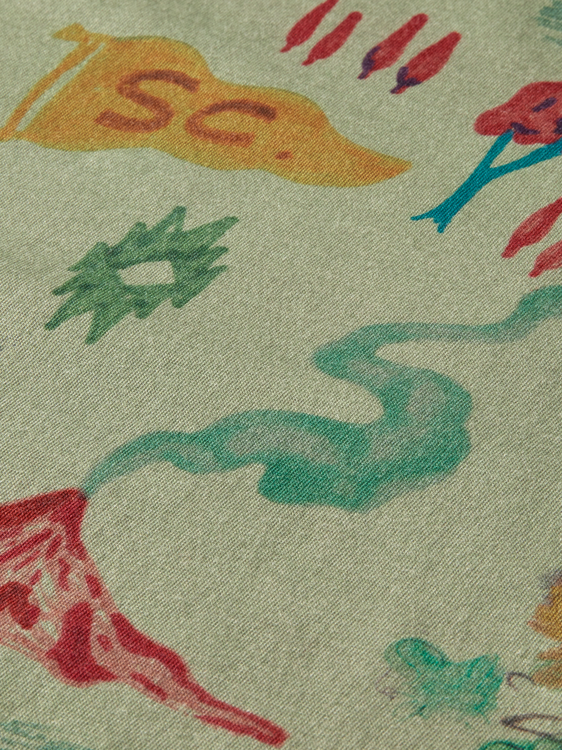 Printed Organic Cotton Crewneck T-Shirt | Scotch And Soda Outlet