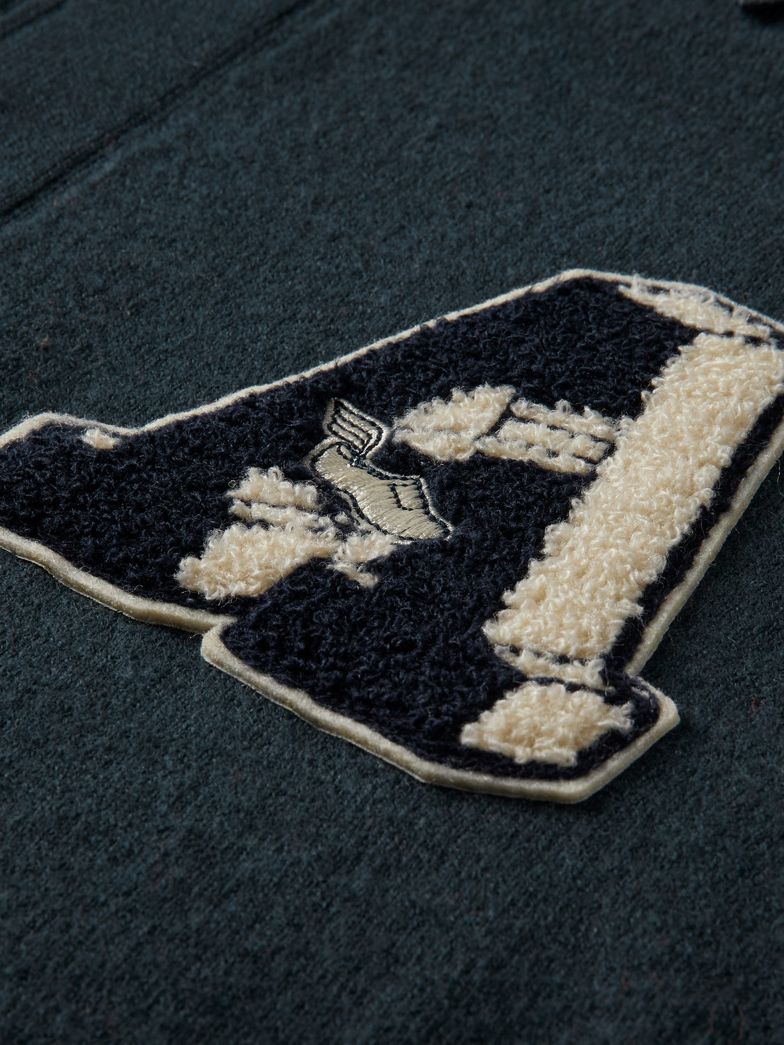 Felted Wool Varsity Sweater | Scotch And Soda Outlet