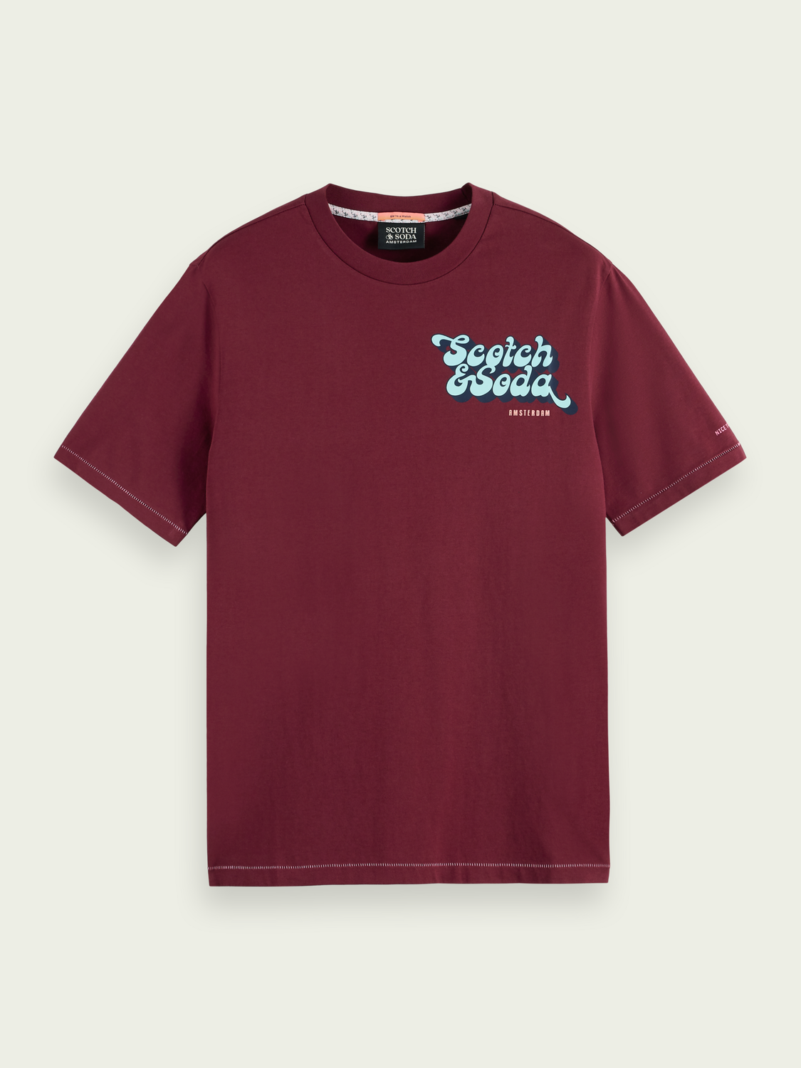Jersey Artwork T-Shirt | Scotch And Soda Outlet