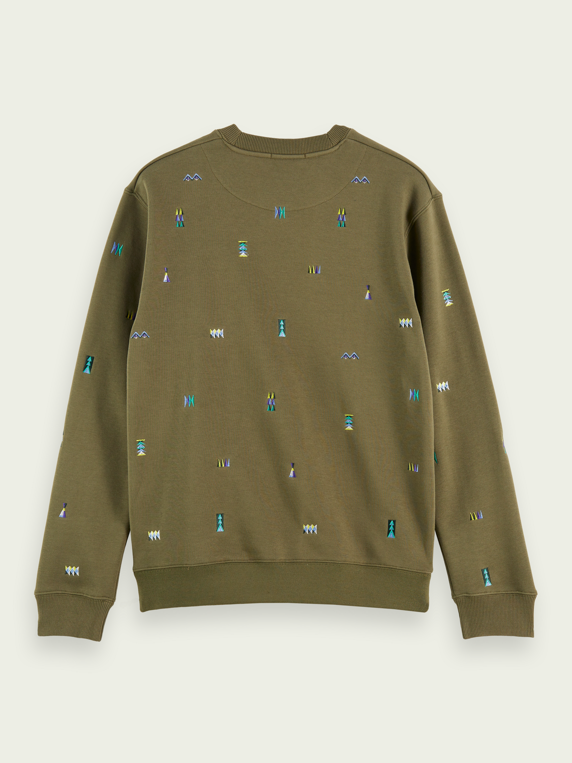 Embroidered Organic Felpa Sweatshirt | Scotch And Soda Outlet