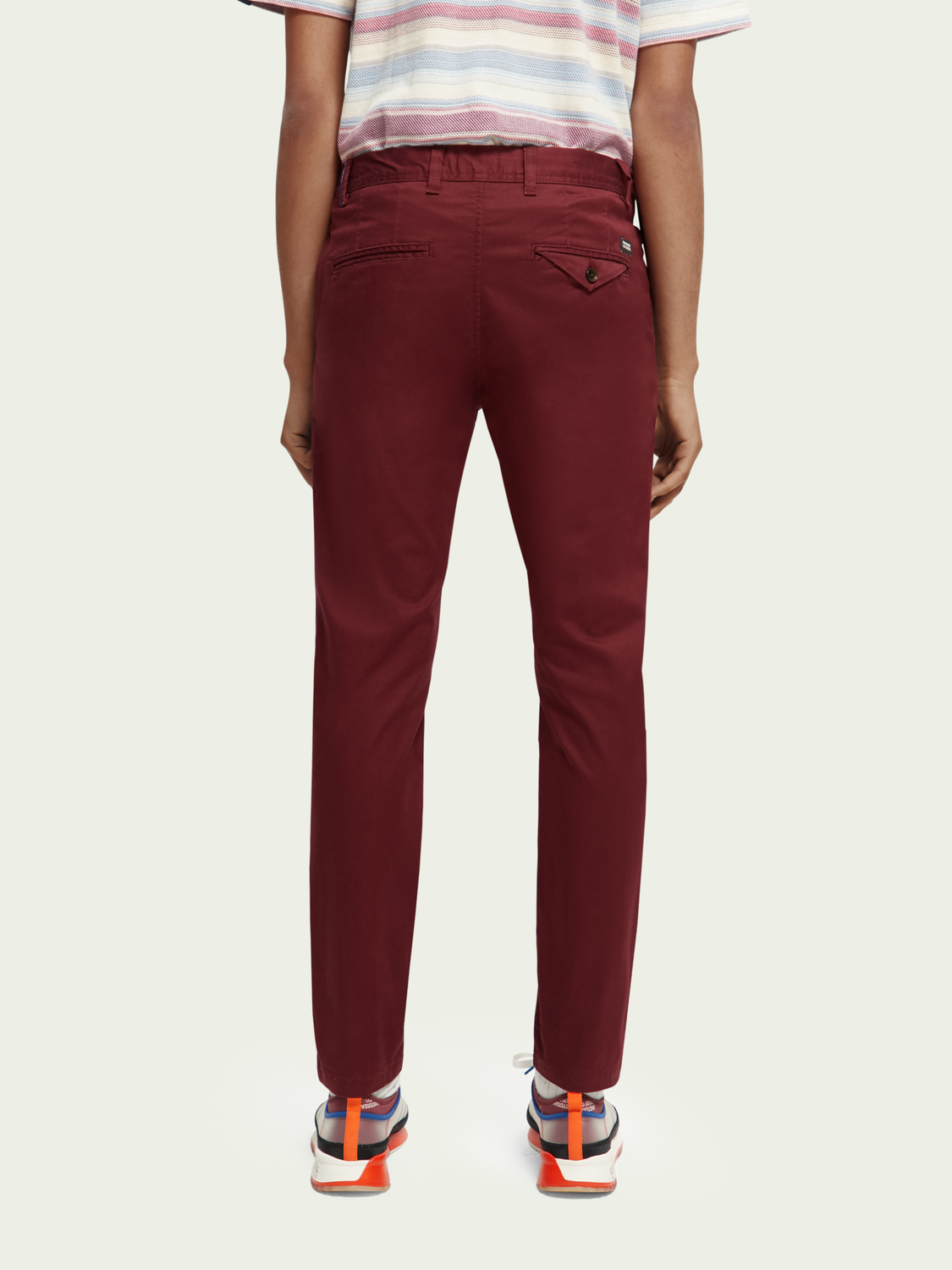 Mott Super-Slim Organic Cotton Twill Chino | Scotch And Soda Outlet
