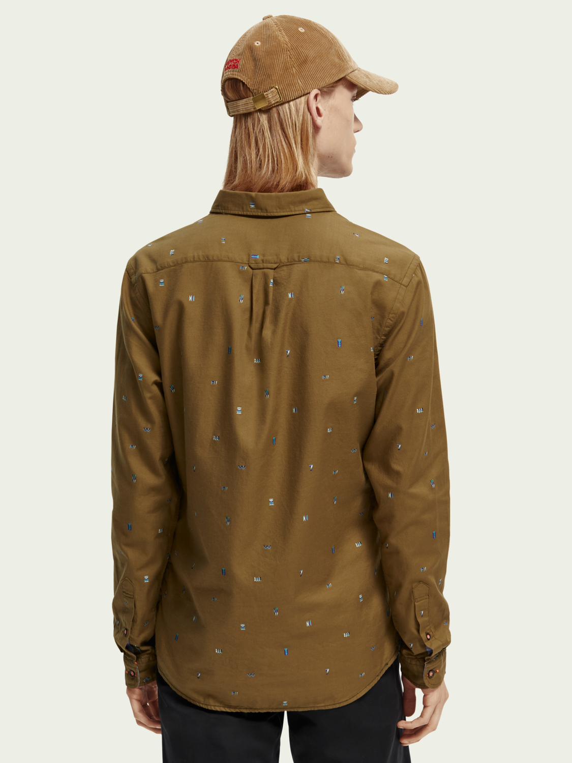 Slim Fit Embroidered Oxford Shirt | Scotch And Soda Outlet