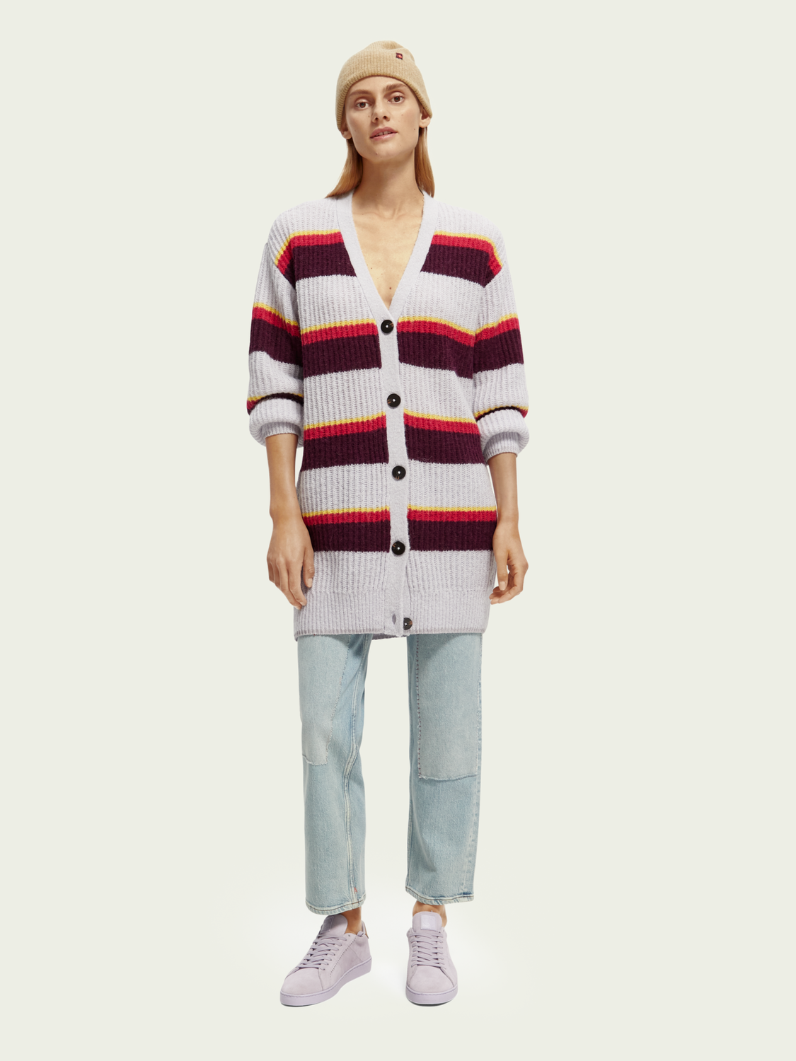 Knitted V-Neck Cardigan | scotch & soda outlet