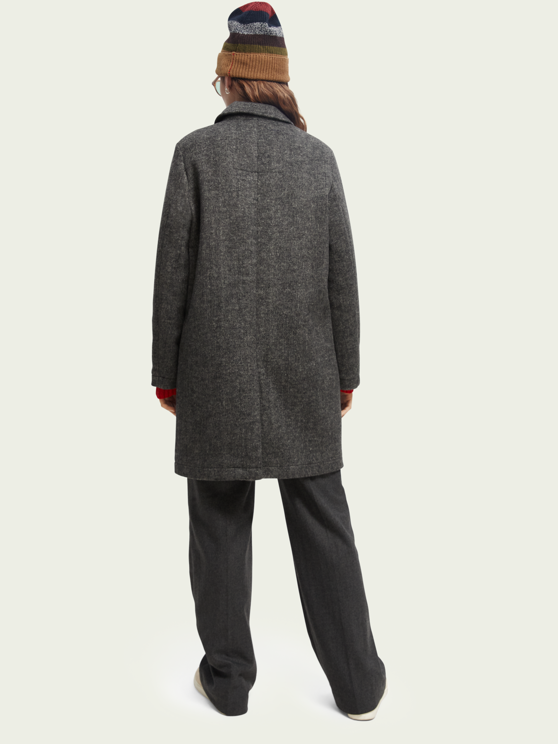 Wool-Blended Tailored Coat | scotch & soda outlet