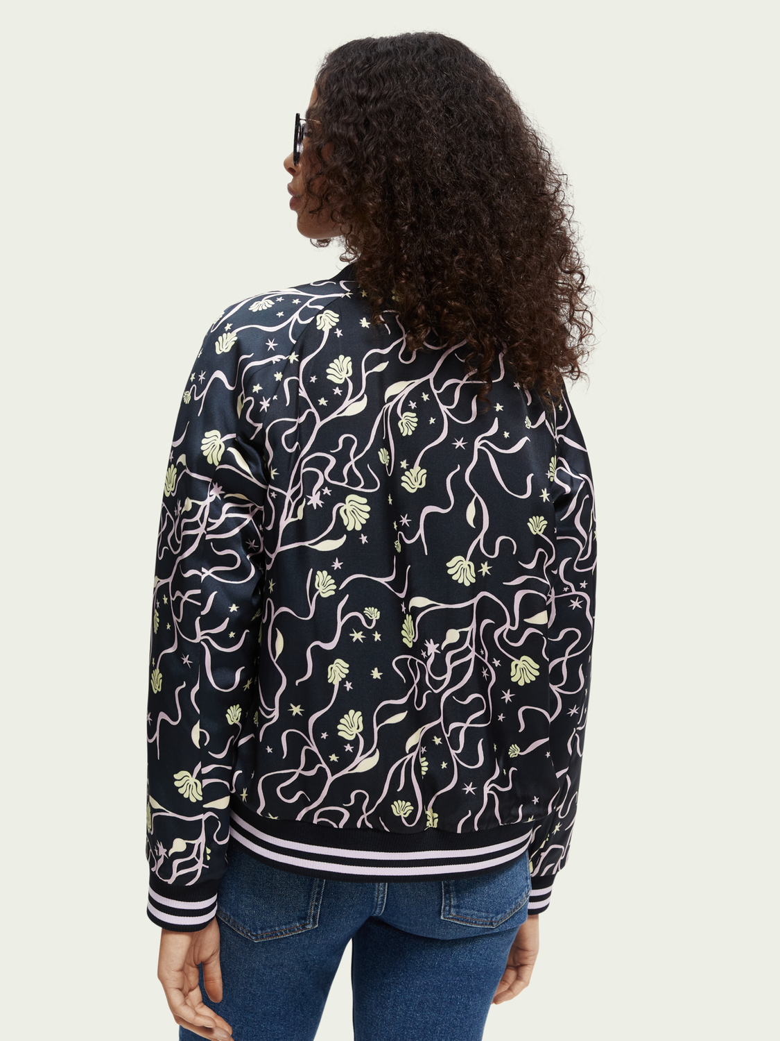 Printed Reversible Padded Bomber Jacket | scotch & soda outlet