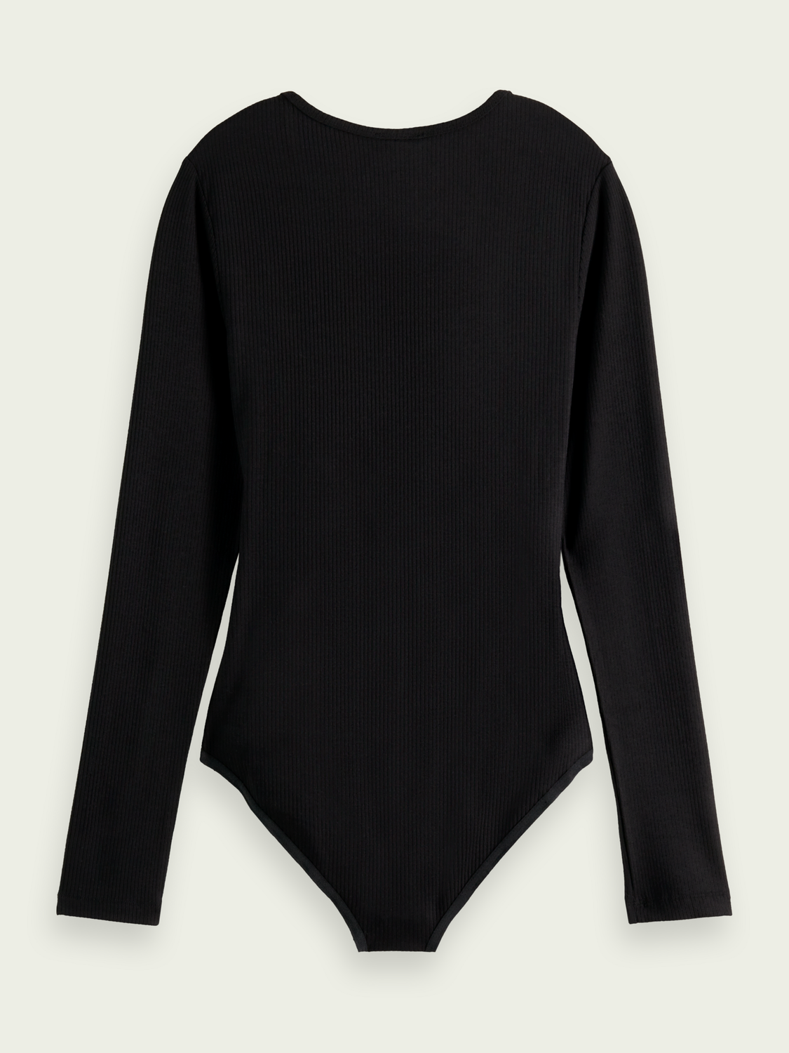 Long-Sleeved Wrapped Knit Bodysuit | scotch & soda outlet