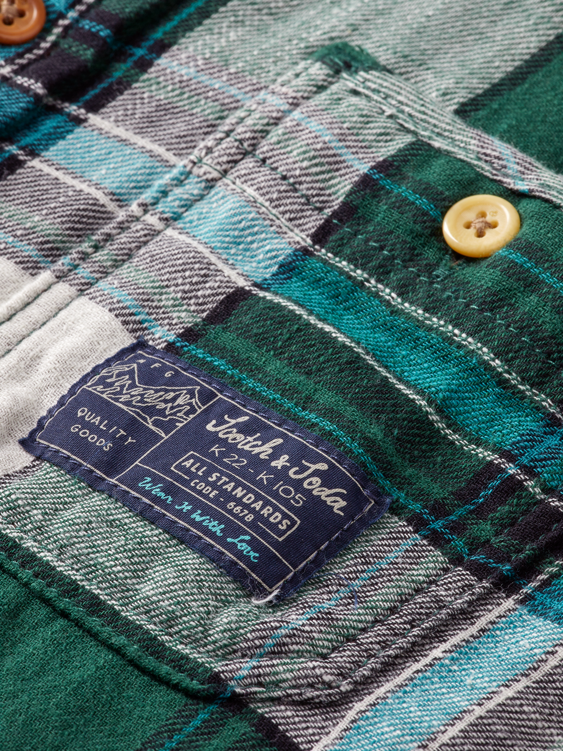 Regular-Fit Checked Cotton Shirt | Scotch And Soda Outlet