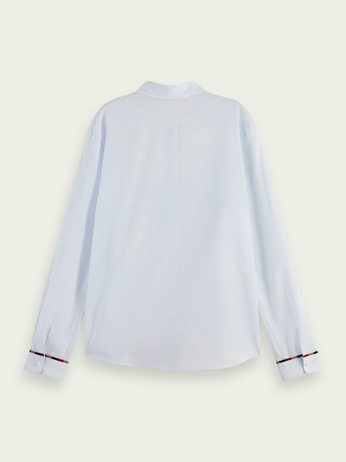 Regular Fit Embroidery-Lined Shirt | scotch & soda outlet