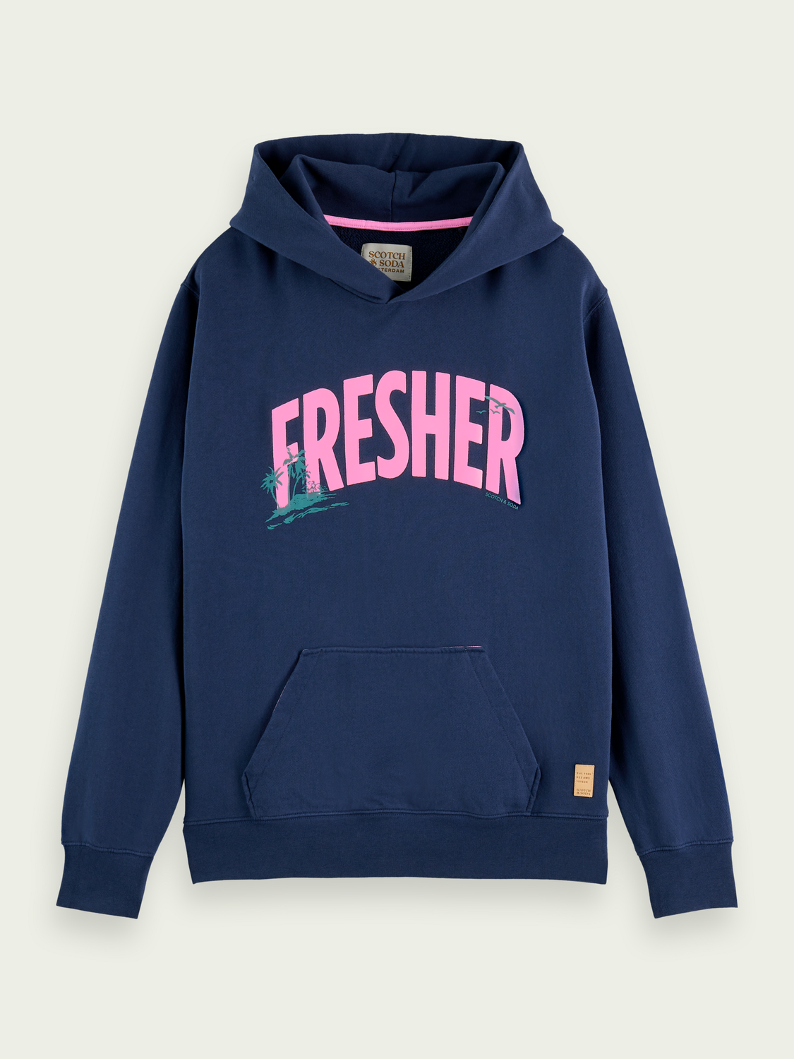 Fluorescent Graphic Hoodie | Scotch And Soda Outlet