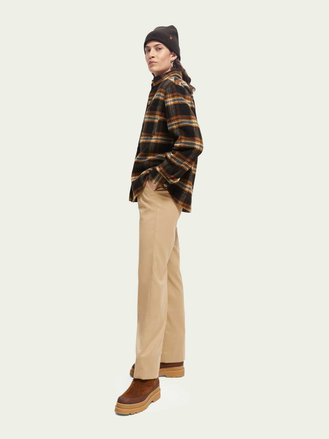 Checked Shirt Jacket | scotch & soda outlet