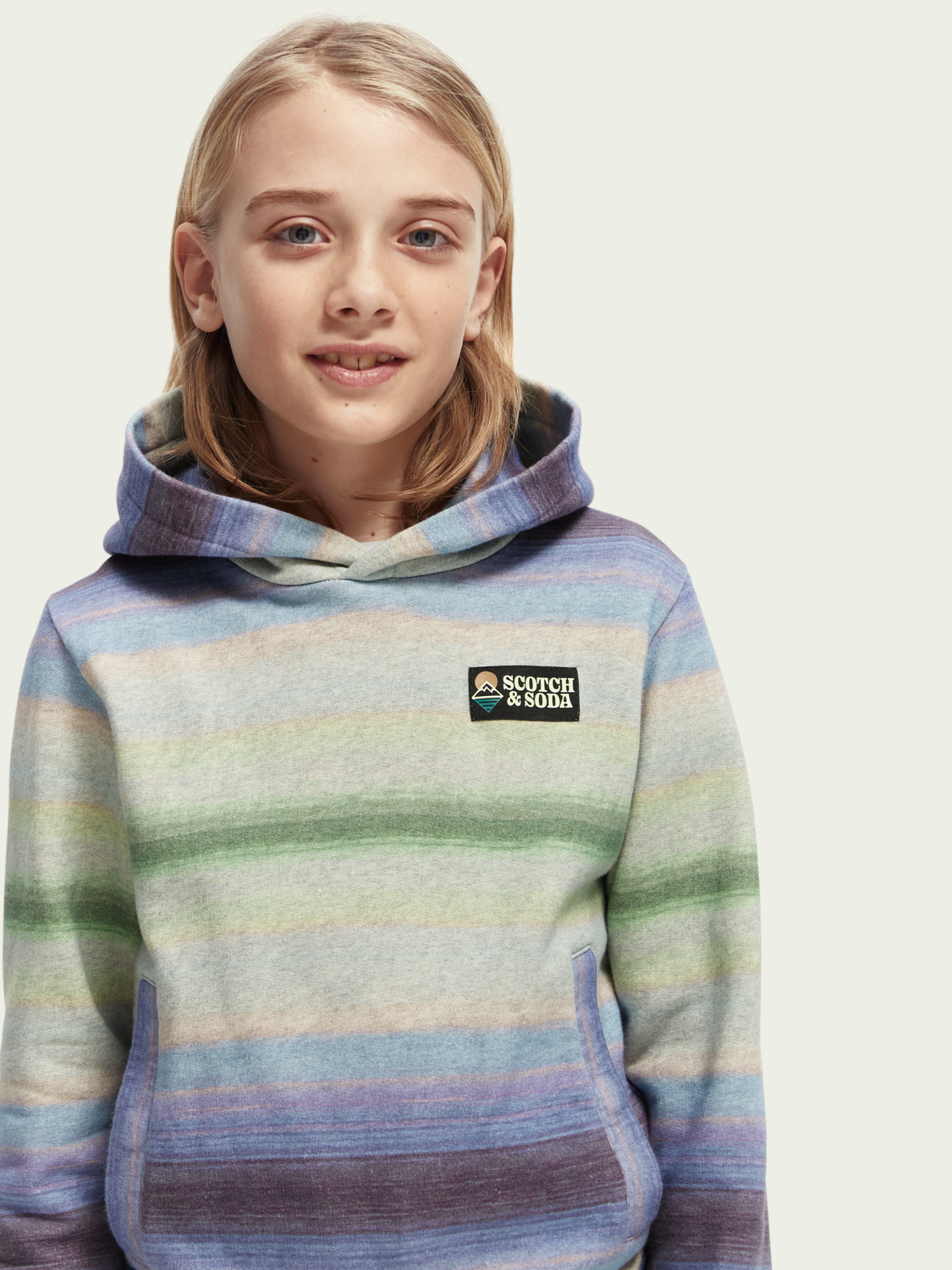 Scotch Soda Outlet | Gradient Striped Hoodie