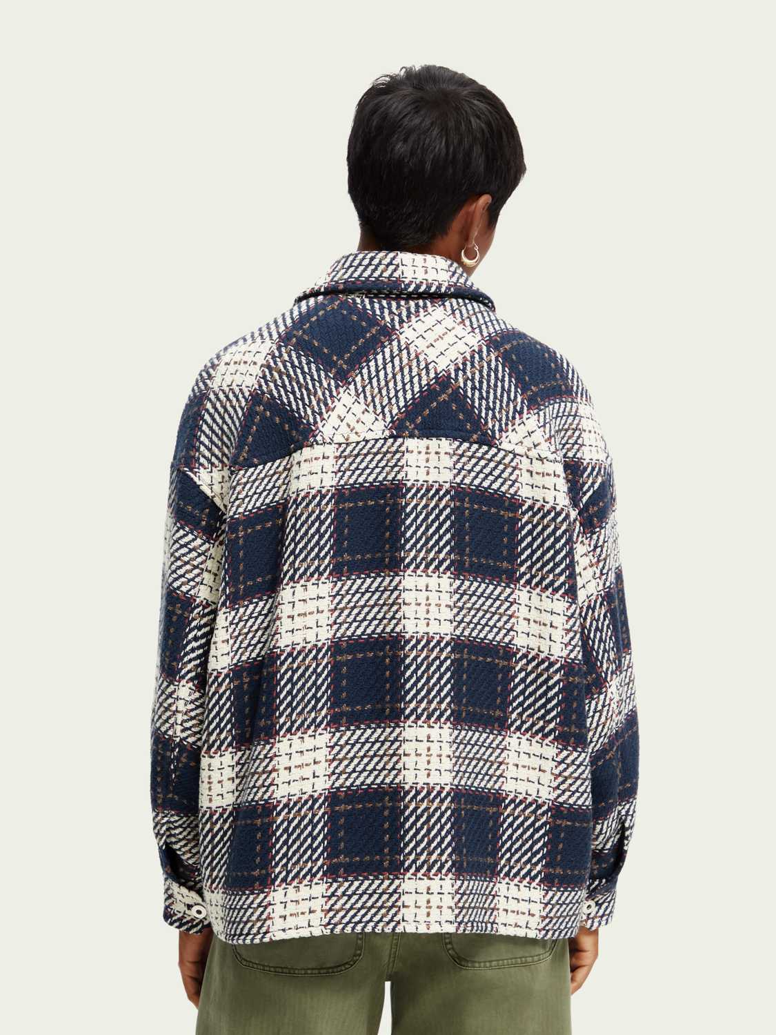 Checked Padded Overshirt | scotch & soda outlet