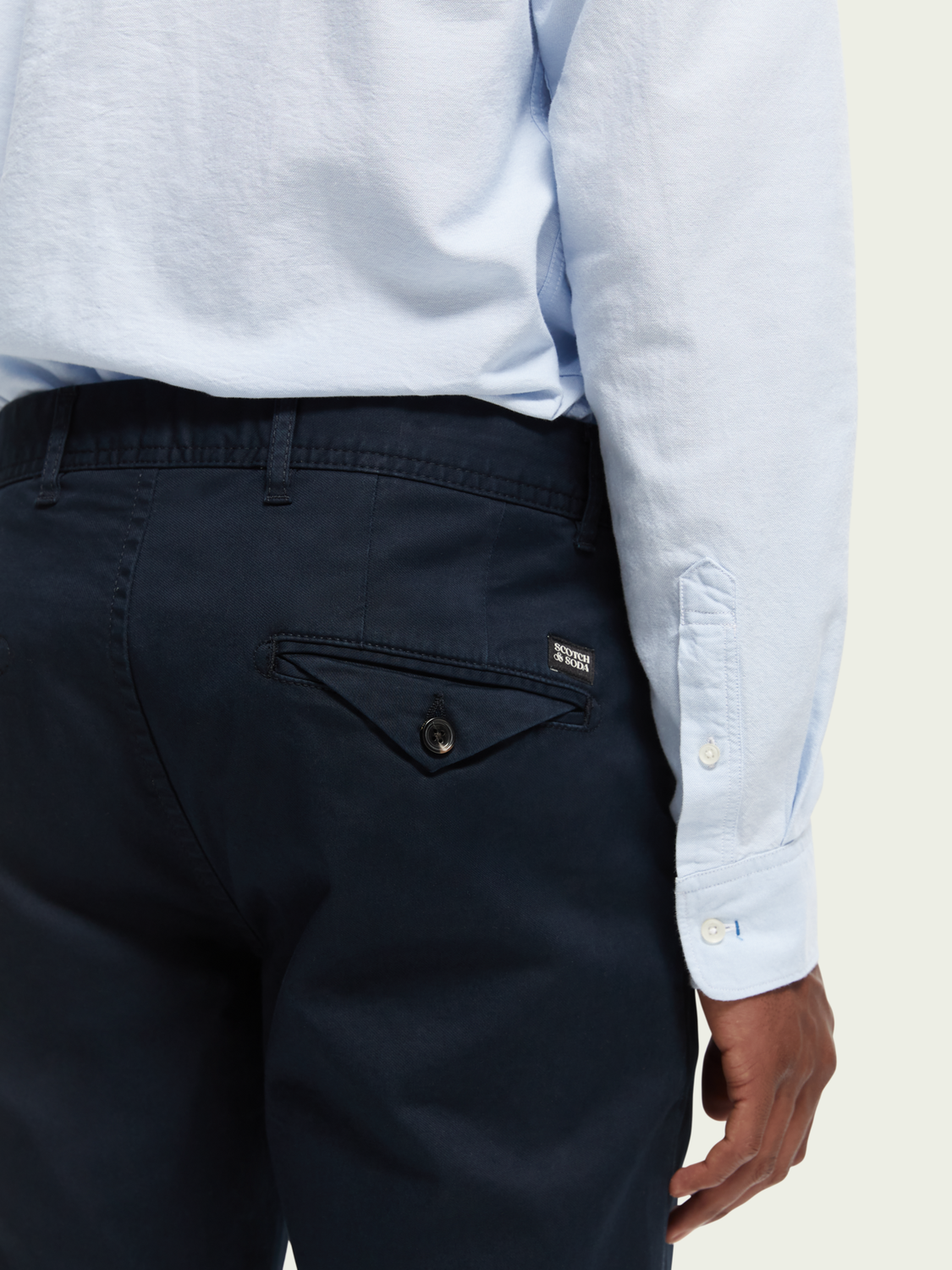Mott Super-Slim Fit Organic Cotton Chino | Scotch And Soda Outlet