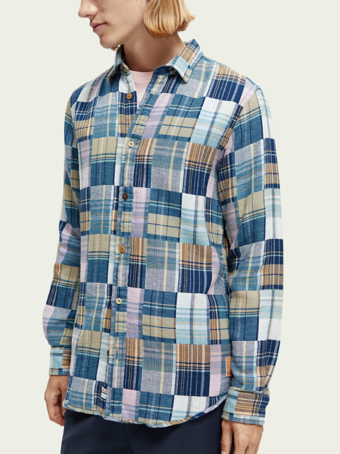 Regular Fit Checked Flannel Shirt | Scotch And Soda Outlet