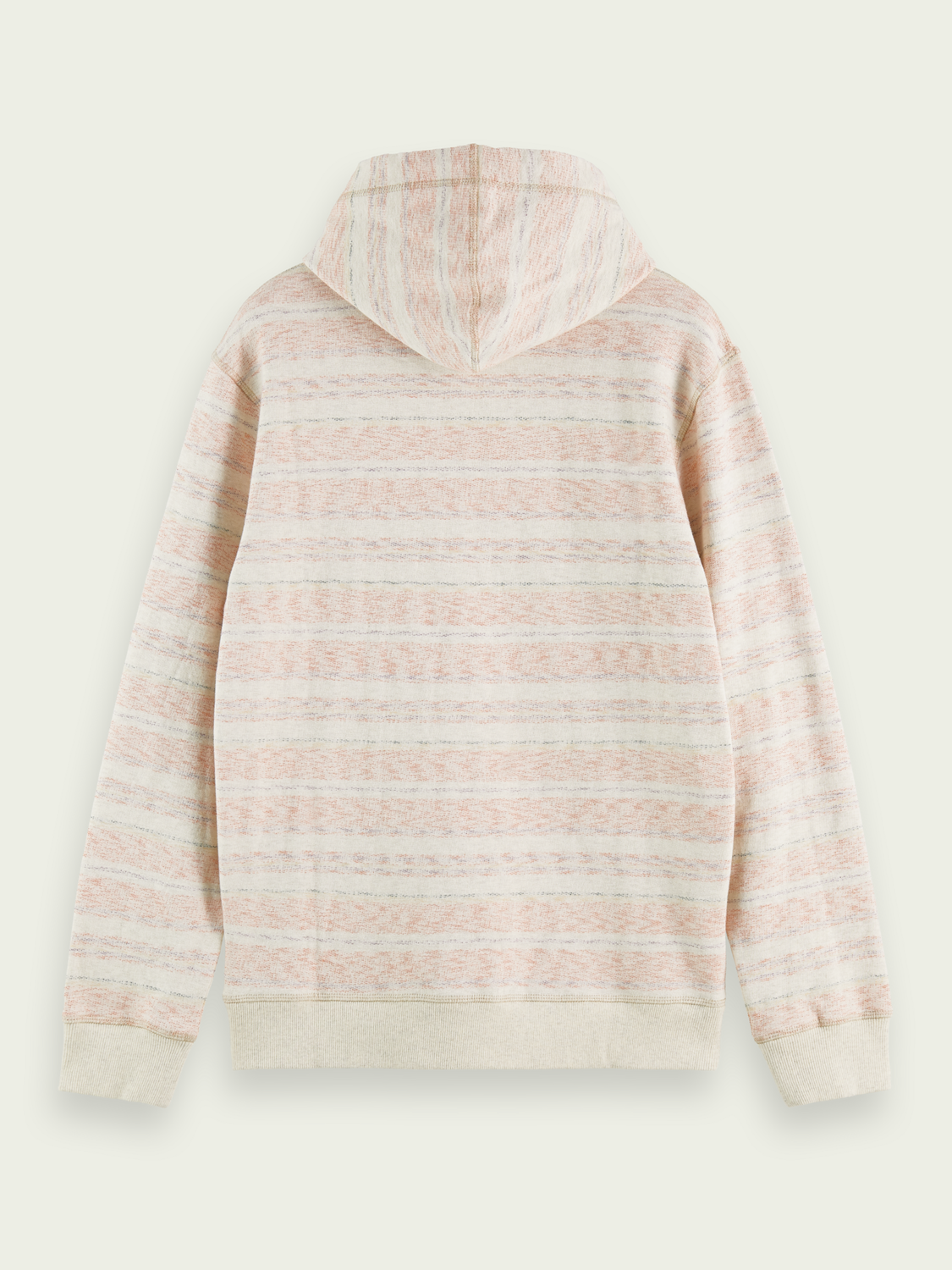 Striped Brushed Felpa Hoodie | Scotch And Soda Outlet