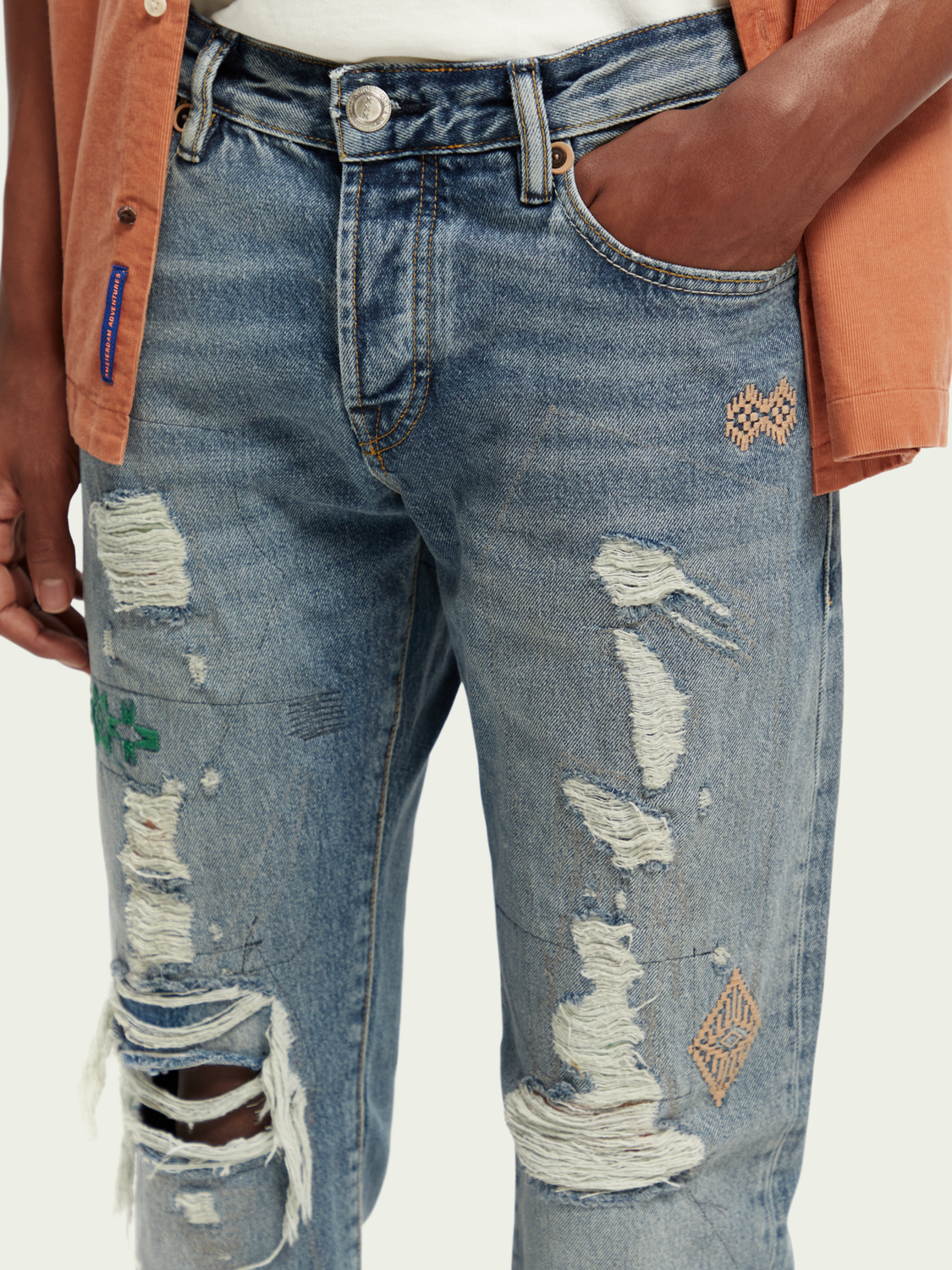 Ralston Premium Organic Regular Slim Fit Jeans - Space Race | Scotch And Soda Outlet