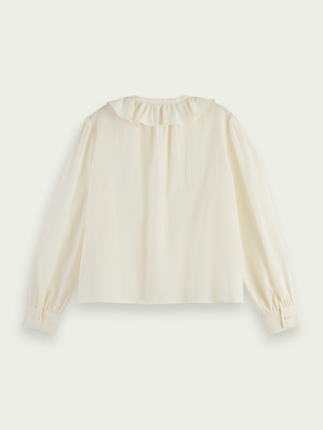 Ruffled Pin Tuck Shirt | scotch & soda outlet