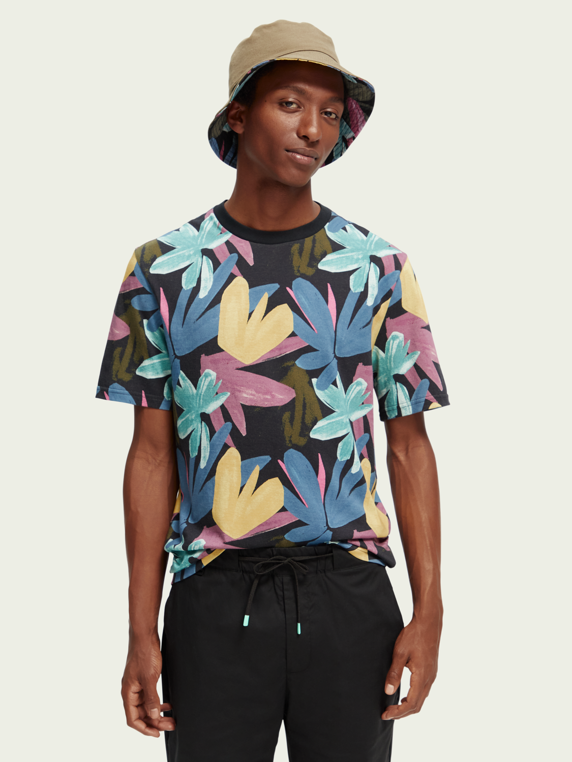Regular Fit Printed Organic T-Shirt | Scotch And Soda Outlet